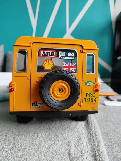 LAND ROVER Series 3 scaled 1/10 D90 – Body RC hardbody (wheelbase 229–230mm) - Image 3