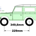 LAND ROVER Series 3 scaled 1/10 D90 – Body RC hardbody (wheelbase 229–230mm) - Thumbnail 9