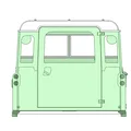 LAND ROVER Series 3 scaled 1/10 D90 – Body RC hardbody (wheelbase 229–230mm) - Thumbnail 10