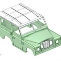 LAND ROVER Series 3 scaled 1/10 D90 – Body RC hardbody (wheelbase 229–230mm) - Thumbnail 11