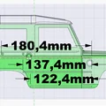 LAND ROVER Series 3 scaled 1/10 D90 – Body RC hardbody (wheelbase 229–230mm) - Thumbnail 14