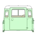 LAND ROVER Series 3 scaled 1/10 D90 – Body RC hardbody (wheelbase 229–230mm) - Thumbnail 22