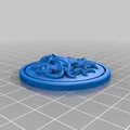 Mô hình đồng xu Đầu lâu Kraken (Skull Kraken Coin) in 3D độc đáo - Thumbnail 2