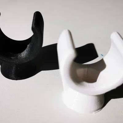 Ngàm kẹp giữ/giá đỡ clip cho thanh hoặc ống 25mm