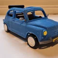 Mô hình xe cổ Fiat 600 đời 1961 (File in 3D STL) - Thumbnail 5