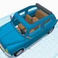 Mô hình xe cổ Fiat 600 đời 1961 (File in 3D STL) - Thumbnail 9