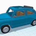 Mô hình xe cổ Fiat 600 đời 1961 (File in 3D STL) - Thumbnail 12
