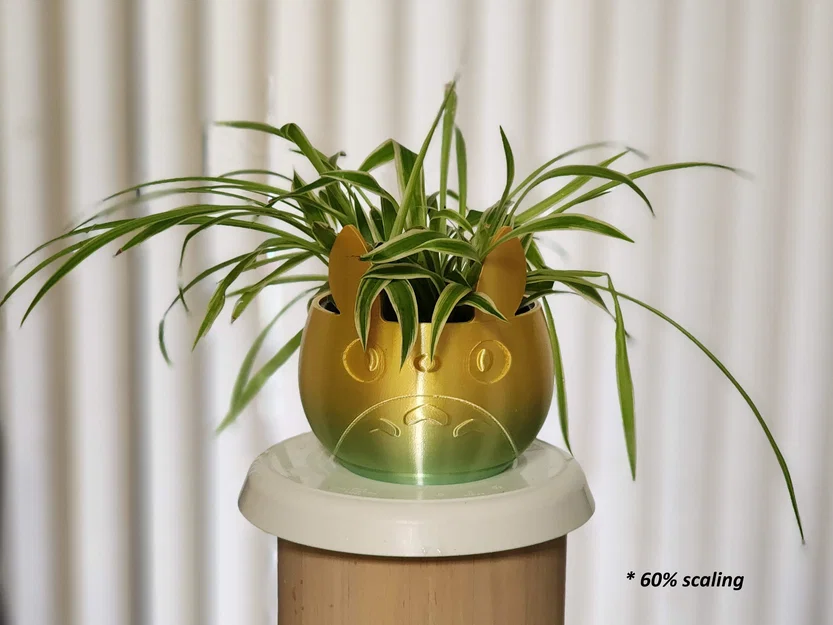 Chậu tự tưới Totoro (bản remix) | Totoro Self Watering pot (remix) - Image 1