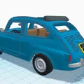 Mô hình xe cổ Fiat 600 đời 1961 (File in 3D STL) - Thumbnail 19