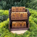 Kệ Gia Vị Carousel Dọc Bằng Gỗ / Thiết Kế Alchemy - Thumbnail 8