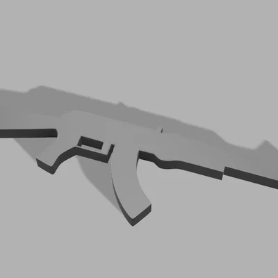 Móc khóa hình súng AK-47: Mô hình in 3D nhỏ gọn, cá tính