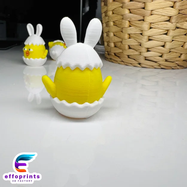 Mô hình chú gà con trong vỏ trứng trang trí Phục Sinh (Easter Chick) - Image 4