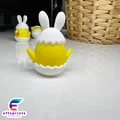Mô hình chú gà con trong vỏ trứng trang trí Phục Sinh (Easter Chick) - Thumbnail 4