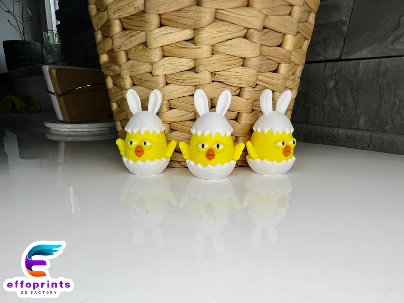 Mô hình chú gà con trong vỏ trứng trang trí Phục Sinh (Easter Chick) - Image 5