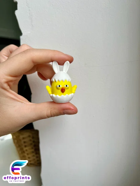 Mô hình chú gà con trong vỏ trứng trang trí Phục Sinh (Easter Chick) - Image 7