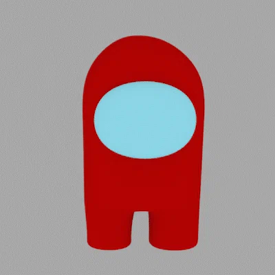 Mô hình 3D nhân vật Amon US (Among Us) dễ in - Image 1