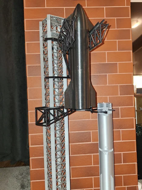 SpaceX Starship & Orbital Launch Tower tỉ lệ 1:144 - Image 5