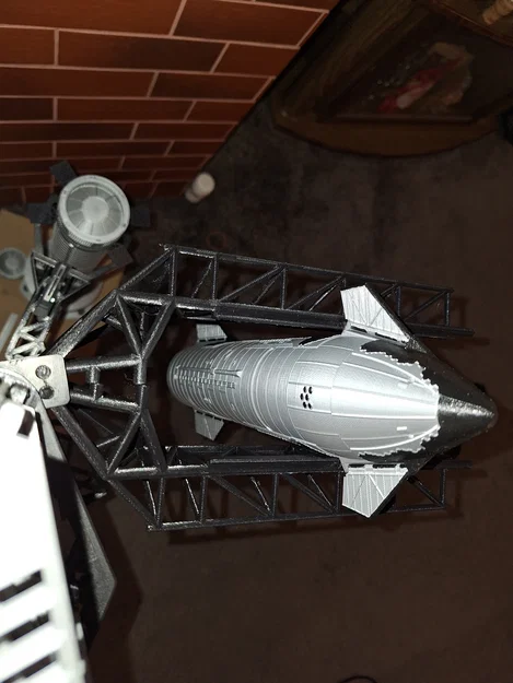 SpaceX Starship & Orbital Launch Tower tỉ lệ 1:144 - Image 6