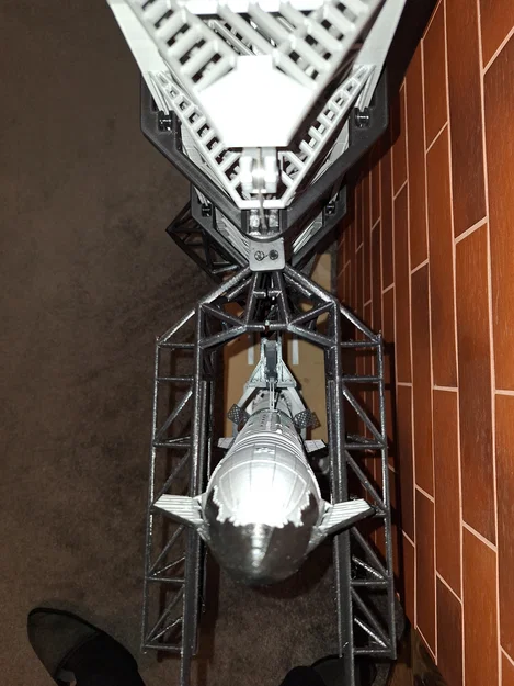 SpaceX Starship & Orbital Launch Tower tỉ lệ 1:144 - Image 8