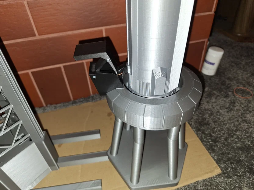 SpaceX Starship & Orbital Launch Tower tỉ lệ 1:144 - Image 9