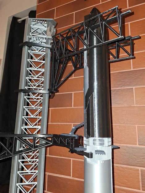 SpaceX Starship & Orbital Launch Tower tỉ lệ 1:144 - Image 10