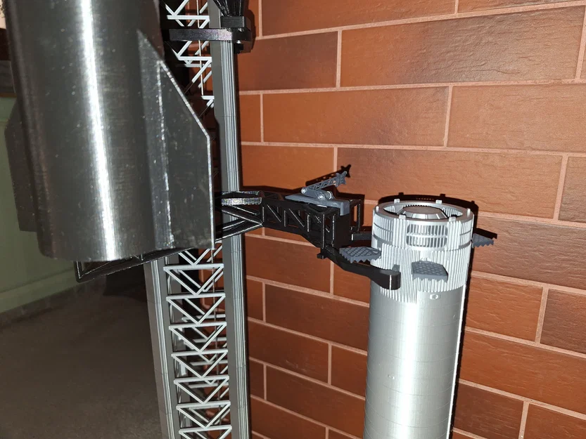 SpaceX Starship & Orbital Launch Tower tỉ lệ 1:144 - Image 14