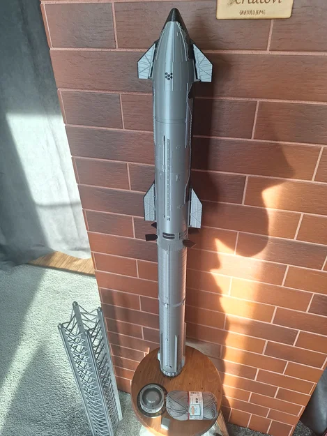 SpaceX Starship & Orbital Launch Tower tỉ lệ 1:144 - Image 26