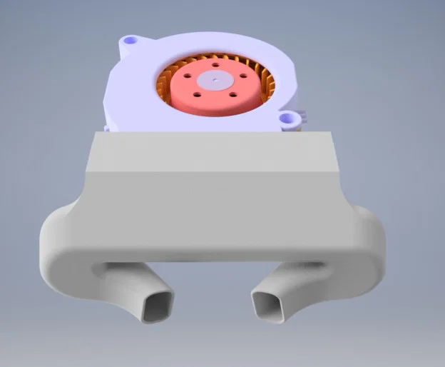 Ống Dẫn Gió (Fan Duct) cho QIDI X MAX 3 - Image 2