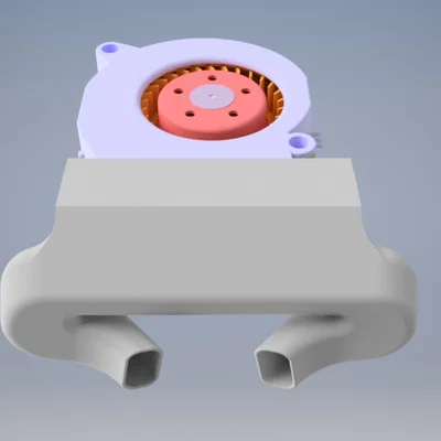 Ống Dẫn Gió (Fan Duct) cho QIDI X MAX 3