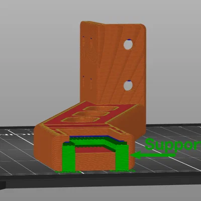 Brace chèn cho nhôm định hình 2040 (Prusa Bear, Sidewinder X1, v.v.)