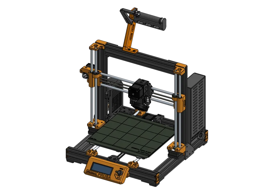 Brace giữ Filler Spool Holder cho Prusa Bear, tương thích Prusa Filament Guide - Image 4
