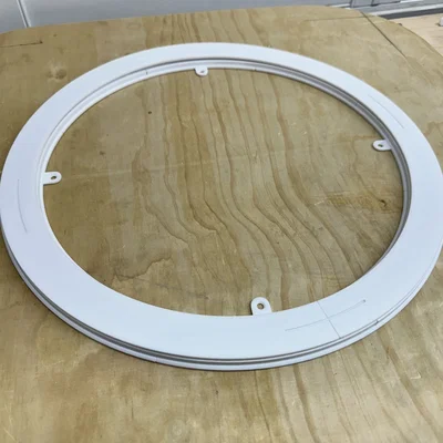 Bàn Xoay XL (Lazy Susan 380mm), in trên bed 220mm