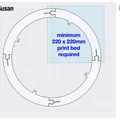 Bàn Xoay XL (Lazy Susan 380mm), in trên bed 220mm - Thumbnail 5