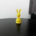Bộ Cờ Vua Chú Thỏ Phục Sinh (Easter Bunny Chess Set) In 3D Độc Đáo - Thumbnail 4