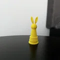 Bộ Cờ Vua Chú Thỏ Phục Sinh (Easter Bunny Chess Set) In 3D Độc Đáo - Thumbnail 6