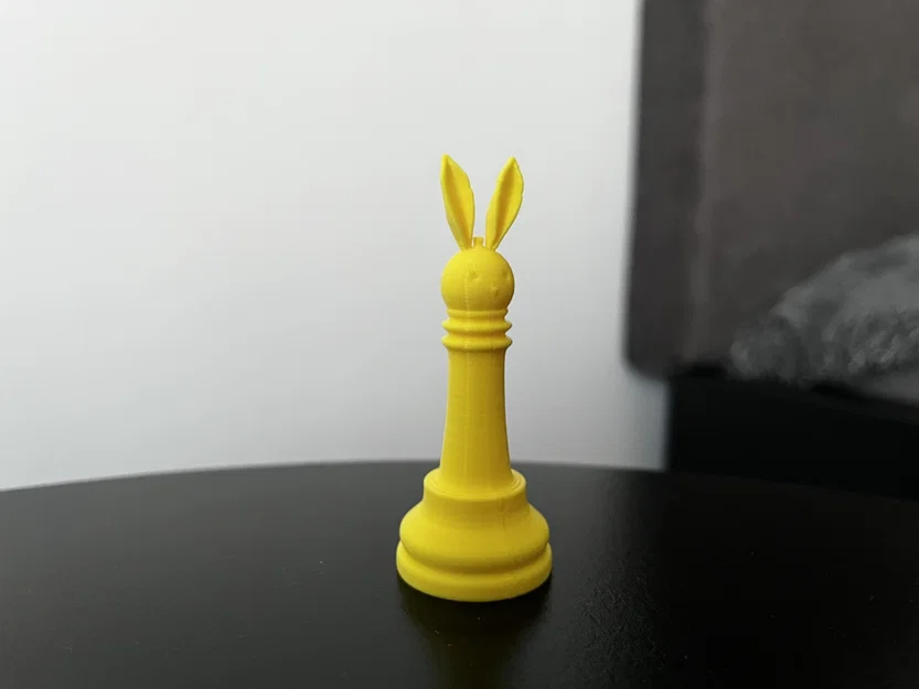 Bộ Cờ Vua Chú Thỏ Phục Sinh (Easter Bunny Chess Set) In 3D Độc Đáo - Image 7