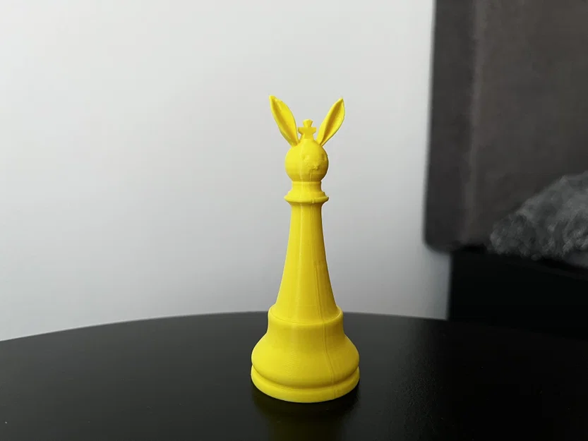 Bộ Cờ Vua Chú Thỏ Phục Sinh (Easter Bunny Chess Set) In 3D Độc Đáo - Image 9