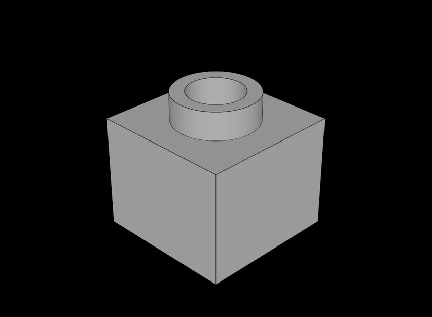 Mảnh ghép đế 1x1 tương thích Lego tự in 3D chất lượng cao - Image 1