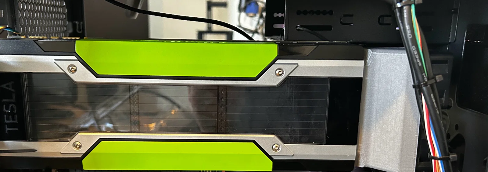 Ốp dẫn gió quạt Nvidia Tesla P40 cho 2 quạt 4020mm - Image 1