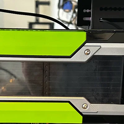 Ốp dẫn gió quạt Nvidia Tesla P40 cho 2 quạt 4020mm