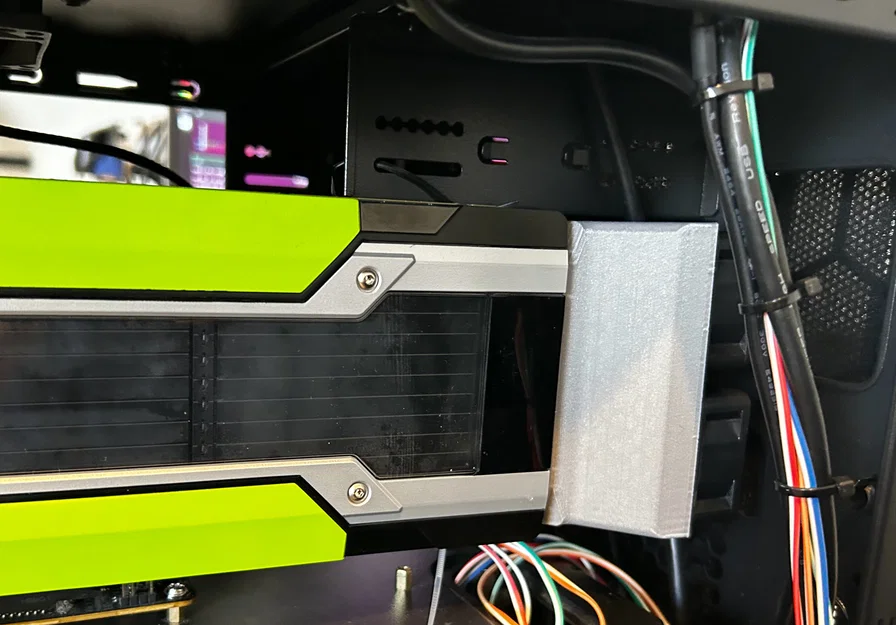 Ốp dẫn gió quạt Nvidia Tesla P40 cho 2 quạt 4020mm - Image 2