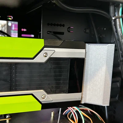 Ốp dẫn gió quạt Nvidia Tesla P40 cho 2 quạt 4020mm