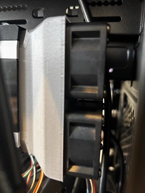 Ốp dẫn gió quạt Nvidia Tesla P40 cho 2 quạt 4020mm - Image 3
