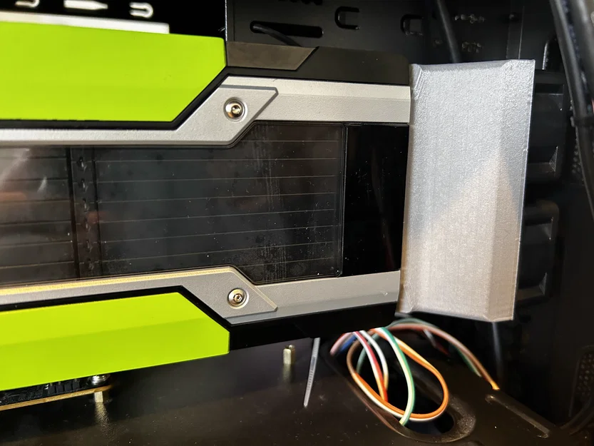 Ốp dẫn gió quạt Nvidia Tesla P40 cho 2 quạt 4020mm - Image 4