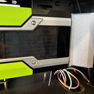 Ốp dẫn gió quạt Nvidia Tesla P40 cho 2 quạt 4020mm