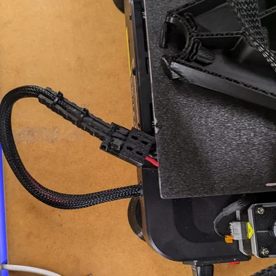 Giá đỡ cáp giường Ender 3 V3 SE/KE + ống bọc cáp TPU
