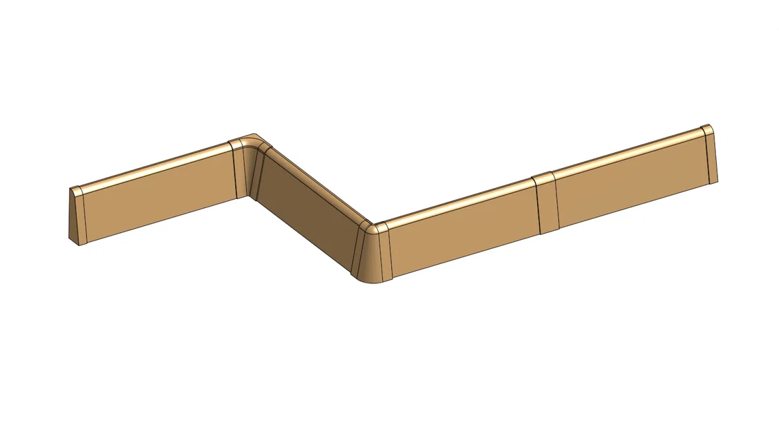 Bộ phụ kiện góc và nối len chân tường Living by HARO (58x19mm) - Image 2