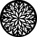 Gothic Rose Window Coaster 11 (Lót Ly Cửa Sổ Hoa Hồng Gothic) - Thumbnail 2