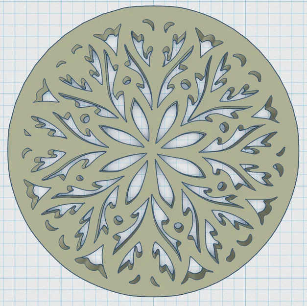 Gothic Rose Window Coaster 11 (Lót Ly Cửa Sổ Hoa Hồng Gothic) - Image 3