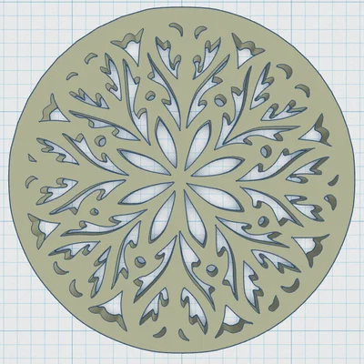 Gothic Rose Window Coaster 11 (Lót Ly Cửa Sổ Hoa Hồng Gothic)